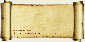 Jana Srdanović vizit kartica